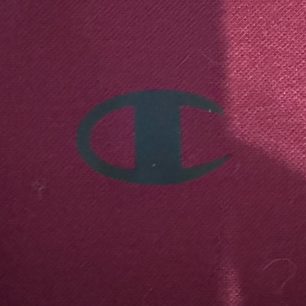 Champion maroon hoodie size large power train duo fold - Picture 3 of 5